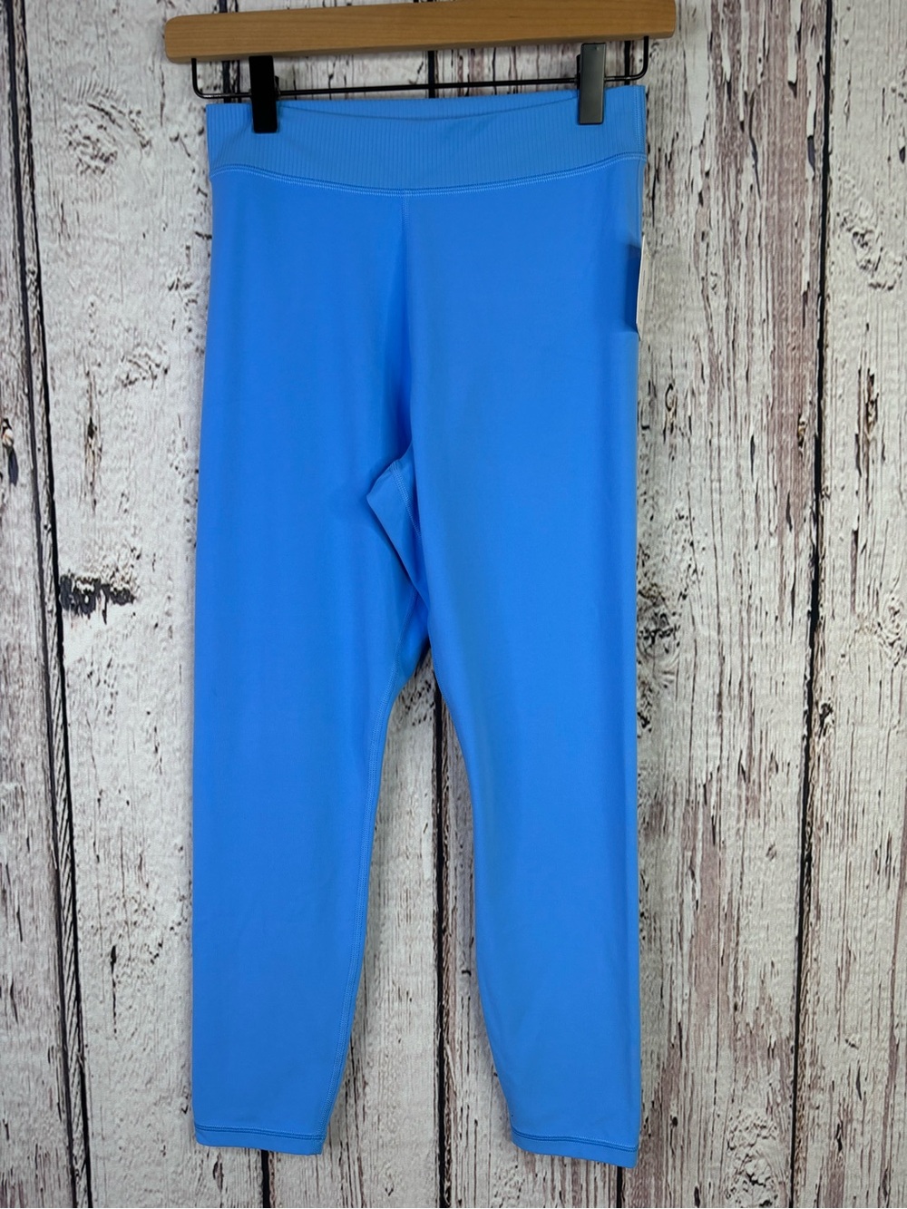 NWT Athleta Size Medium Transcend Micro Waist Tight Cornflower Blue Yoga NEW